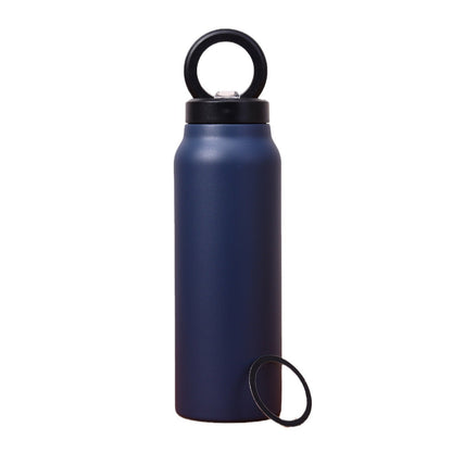 LinkHydra by Shezalo – Magnetic Phone Holder Bottle with Straw & 24-Hour Insulatio