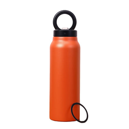 LinkHydra by Shezalo – Magnetic Phone Holder Bottle with Straw & 24-Hour Insulatio