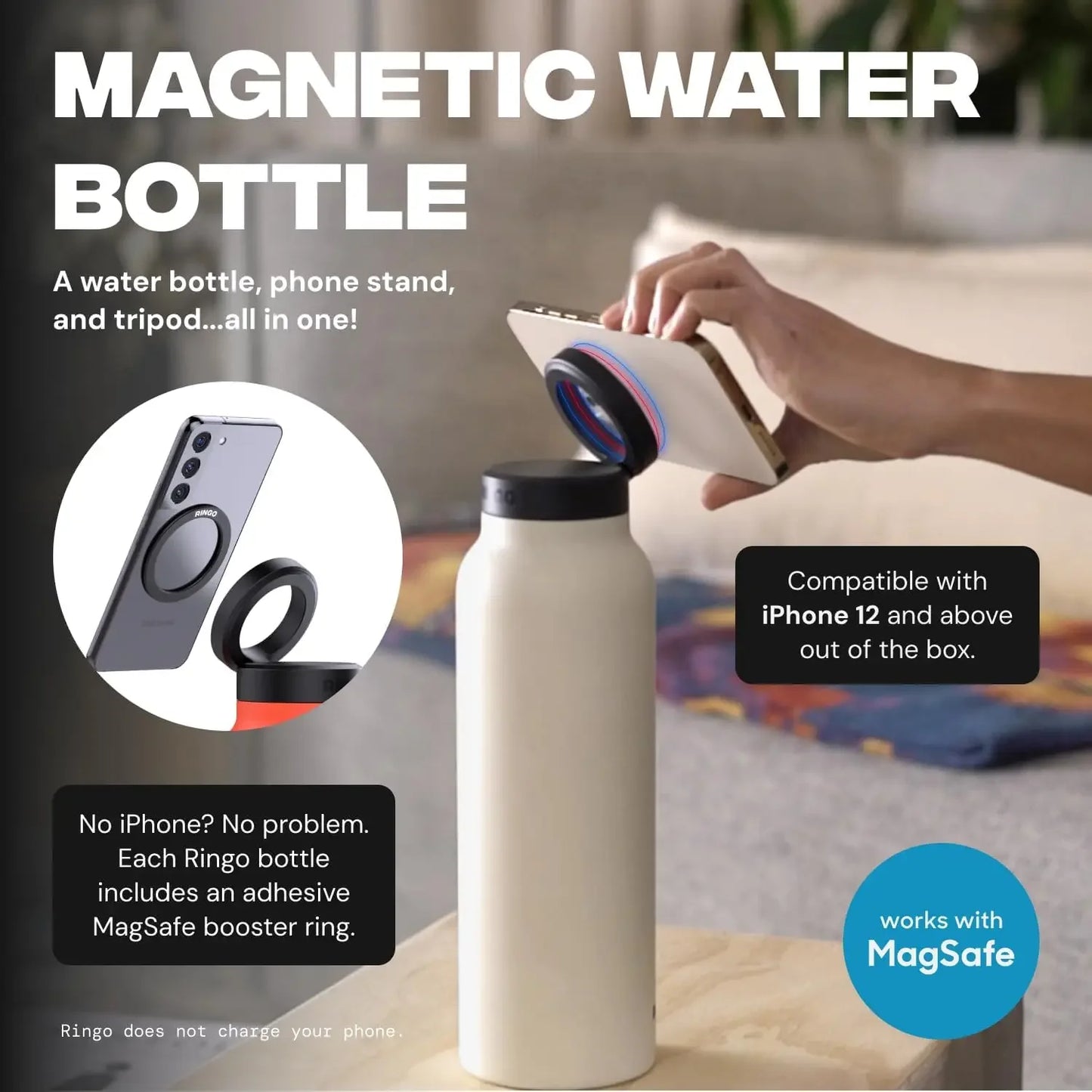 MagSafe Magnetic Insulated Water Bottle
